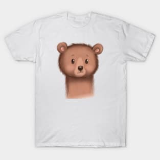 Cute Bear Drawing T-Shirt